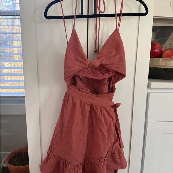 Free People Backless Pink Dress - Picture 2 of 4